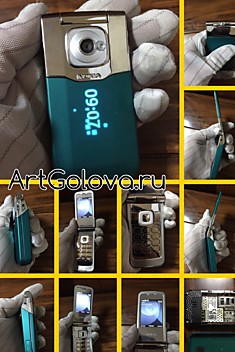  Стильная , надежная Раскладушка сплав металла на сгибе,  открывается с Кнопки , Nokia 7510s, все в оригинале , состояние нового телефона