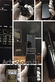 Nokia 8800 Arte sapphire black (состояние идеальное) оригинал, 50 часов в экспортации.