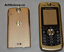 Корпус Motorola L6 gold с клавиатурой