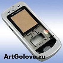 Корпус Motorola L2 silver