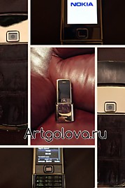 Nokia 8800 Arte в корпусе gold and brown (дизайн от нашего ателье), оригинал