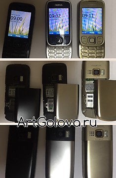 Nokia 6303ci/6303c, оригинал, состояние новый, цена за любой.