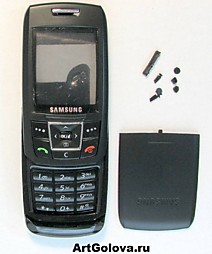Корпус Samsung E250 black с клавиатурой