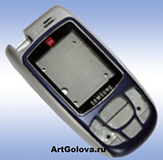 Корпус Samsung E810 silver with blue