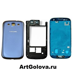 Корпус Samsung i9300 blue