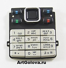 Клавиатура Nokia 6300 silver