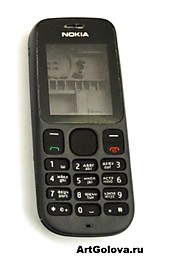 Корпус Nokia 100 black с клавиатурой