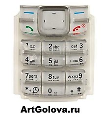 Клавиатура Nokia 1600 silver