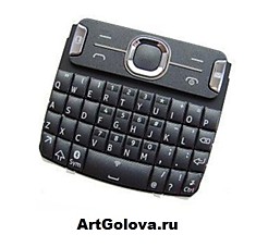 Клавиатура Nokia 302 black 