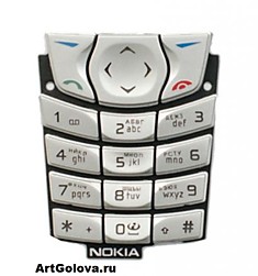 Клавиатура Nokia 6610i silver