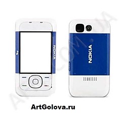 Корпус Nokia 5200 панель blue с клавиатурой