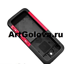 Корпус Nokia 5310 black-red