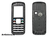 Корпус Nokia 6080 black с клавиатурой