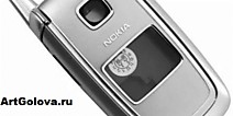 Корпус Nokia 6101 silver с клавиатурой