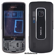 Корпус Nokia 6210 Navigator black с клавиатурой