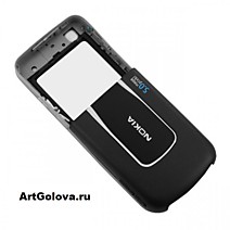 Корпус Nokia 6220 CLASSIC black с клавиатурой