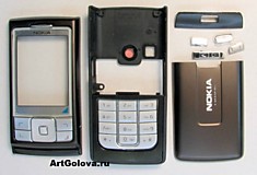 Корпус Nokia 6270 coffee с клавиатурой