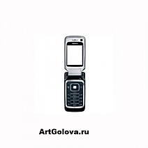 Корпус Nokia 6290 silver с клавиатурой