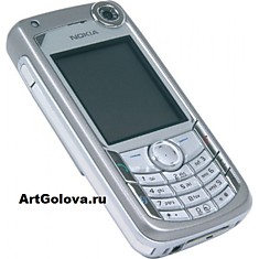 Корпус Nokia 6680 silver с клавиатурой