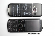 Корпус Nokia 6700c black с клавиатурой