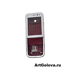 Корпус Nokia 6730 red с клавиатурой