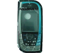 Корпус Nokia 7610 black with blue с клавиатурой