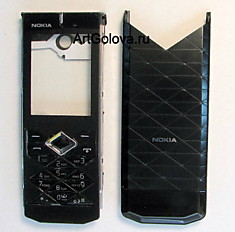 Корпус Nokia 7900 black с клавиатурой