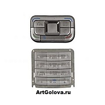 Клавиатура Nokia E65 silver
