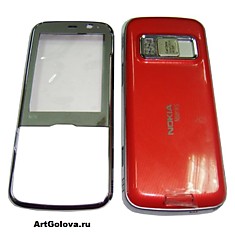 Корпус Nokia N79 red original с клавиатурой
