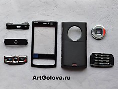 Корпус Nokia N95 8 GB black панель с клавиатурой