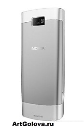 Корпус Nokia X3-02 silver-white с клавиатурой