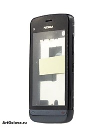 Корпус Nokia C5-03 black с клавиатурой