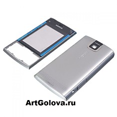 Корпус Nokia X3-00 silverс клавиатурой