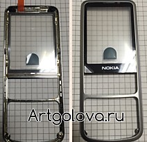 NOKIA 6700 classic передняя панель (цвет - matt silver)