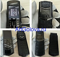Оригинальный Vertu Signature S design black alligator