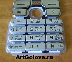 Клавиатура Sony Ericsson W800 black