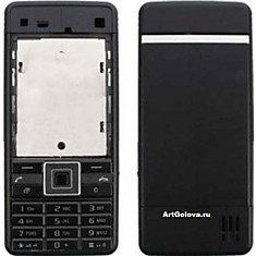 Корпус Sony Ericsson C902i black с клавиатурой 