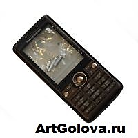 Корпус Sony Ericsson G700 black с клавиатурой