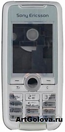 Корпус Sony Ericsson K700 silver с клавиатурой