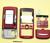 Корпус Sony Ericsson K750 red с клавиатурой