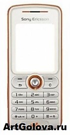 Корпус Sony Ericsson W200 white с клавиатурой