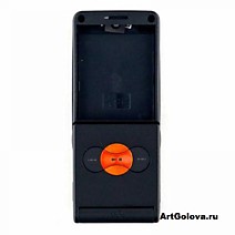 Корпус Sony Ericsson W350 black + orange с клавиатурой