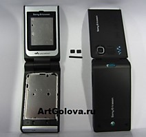 Корпус Sony Ericsson W380 black с клавиатурой