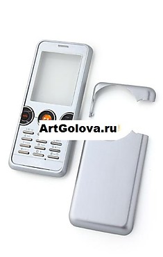 Корпус Sony Ericsson W610 silver с клавиатурой