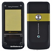 Корпус Sony Ericsson W760 black