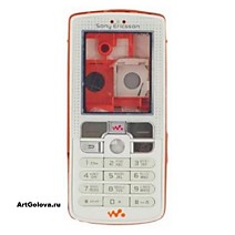 Корпус Sony Ericsson W800 white с клавиатурой