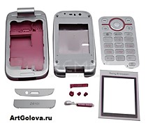 Корпус Sony Ericsson Z610 pink с клавиатурой